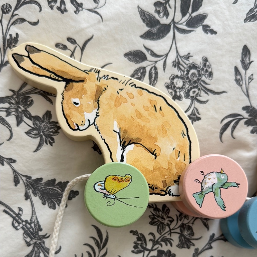 Wooden Rabbit Pull Toy - Picture 2 of 5